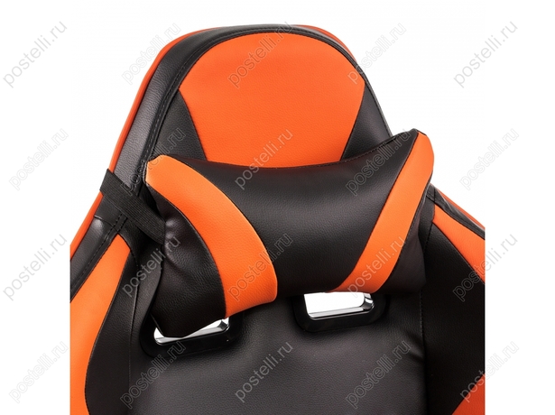 Игровое кресло Racer черное/оранжевое (Арт. 1855)
