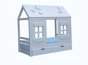 Детская кровать Велес Домик №2 с ящиками