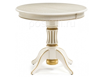 Обеденный стол Павия крем с золотой патиной (Арт. 450817)