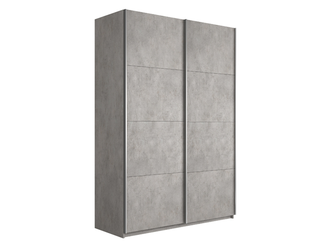 Шкаф-купе Прайм Люкс 2-х дверный (ЛДСП), Бетон