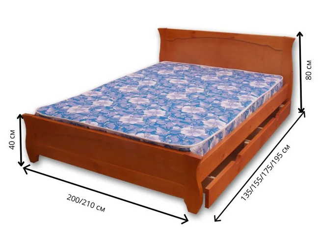 Кровать Велес Тамара-1 с ящиками