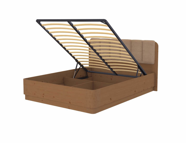 Кровать Wood Home 2 с ПМ