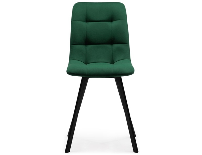 Стул на металлокаркасе Чилли черный/зеленый (Арт.489714)