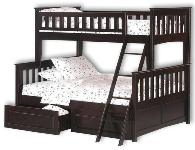 Кровать двухъярусная Велес Модерн с ящиками