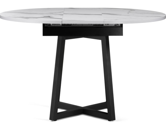 Деревянный стол Регна черный/белый (Арт.504217)