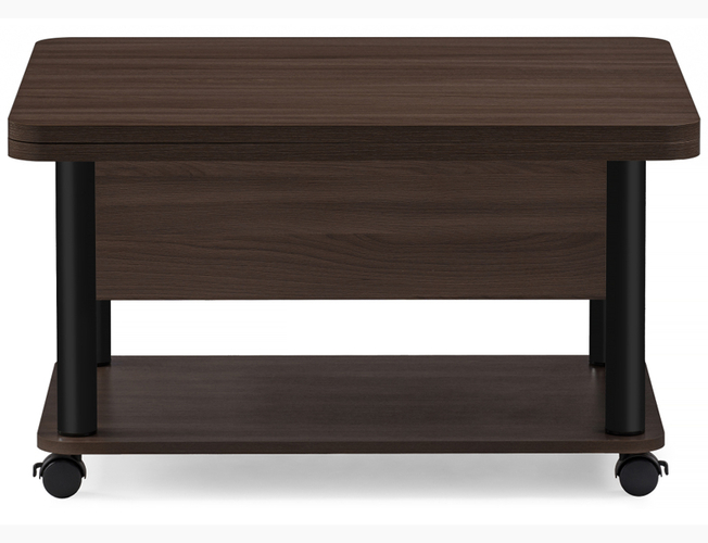 Стол-трансформер Виват темный венге/черный (Арт. 402950)
