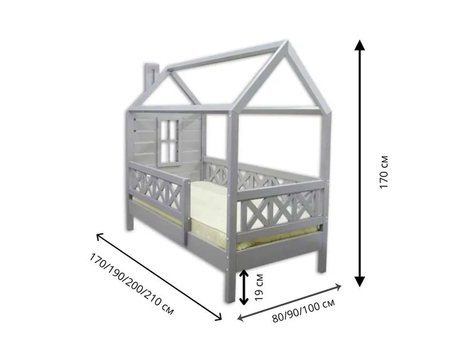 Детская кровать-домик Велес Прованс-1