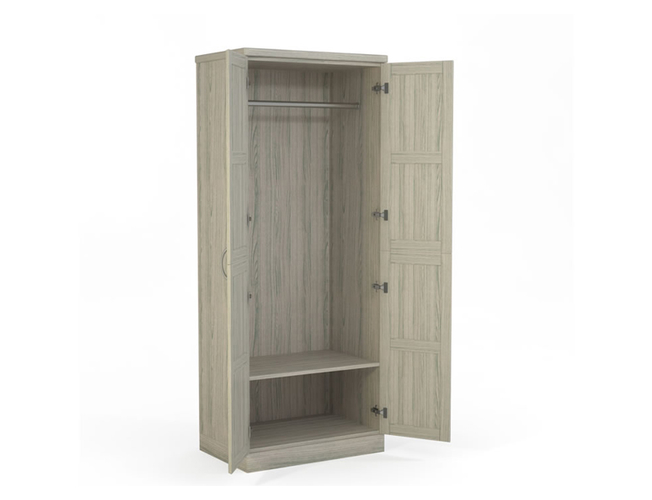 Шкаф распашной 2-х створчатый Варна Комби Тополь