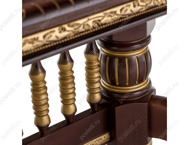 Стол Кантри орех с золотой патиной (Арт.296162)