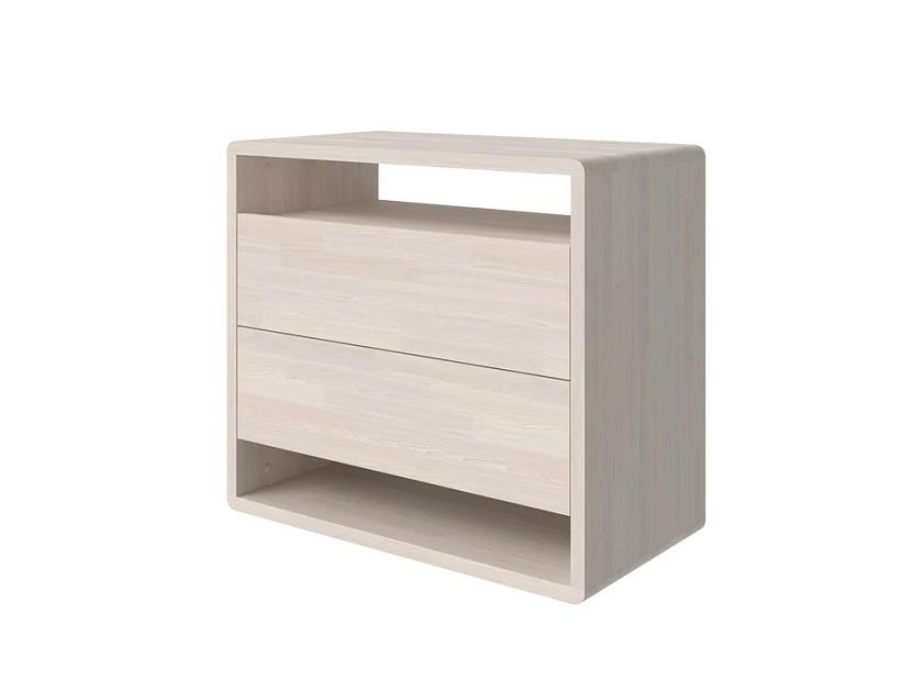 Белый комод Droom Массив (сосна) (Масло-воск Беленый)